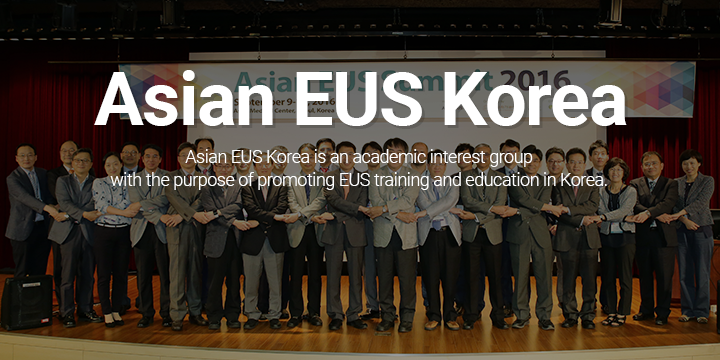 Asian EUS Korea / Asian EUS Korea is an academic interest group with the purpose of promoting EUS training and education in Korea.