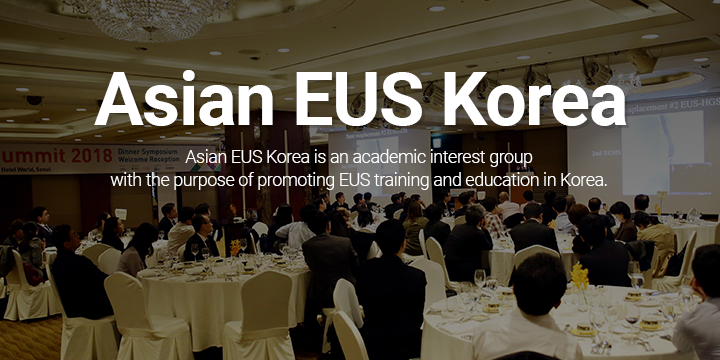 Asian EUS Korea / Asian EUS Korea is an academic interest group with the purpose of promoting EUS training and education in Korea.